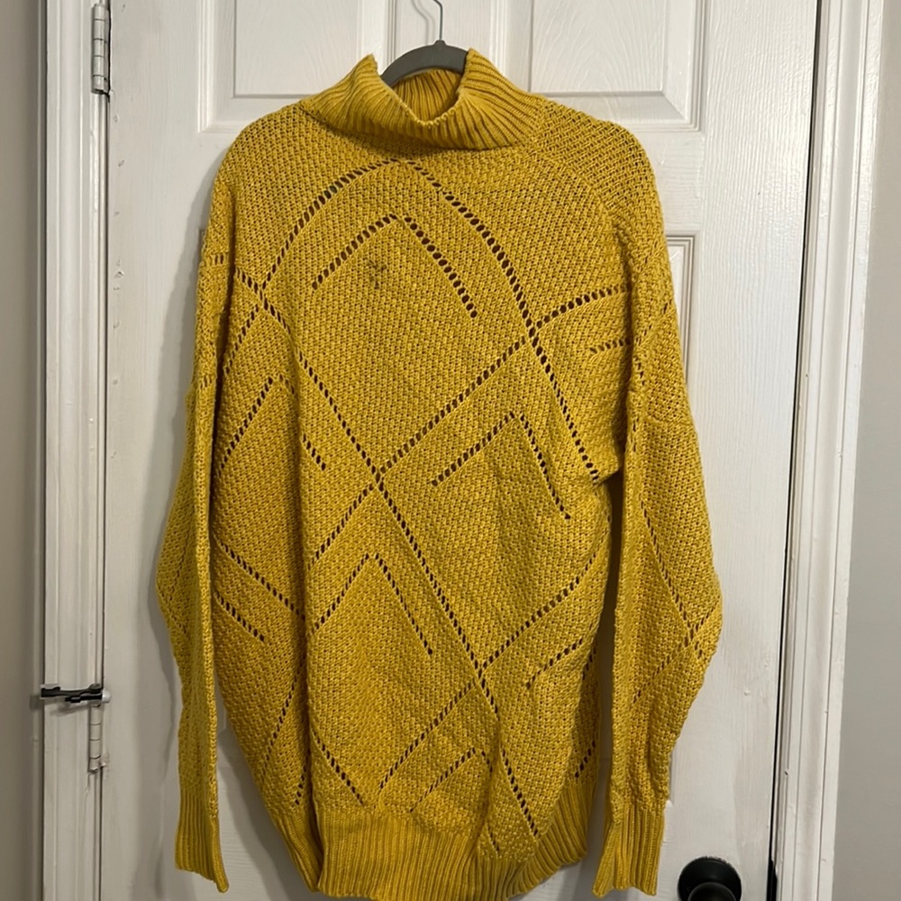 Threaded Yellow Sweater